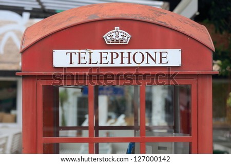 Red Telephone Booth
