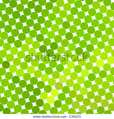 Dot pattern in shades of green