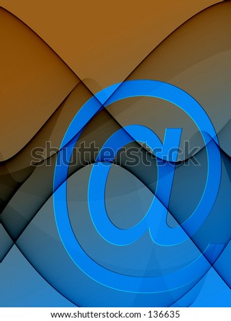 Computer generated email symbol