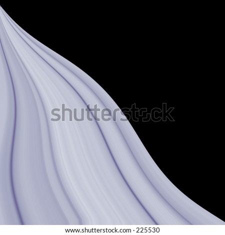 Pale blue curve pattern on black