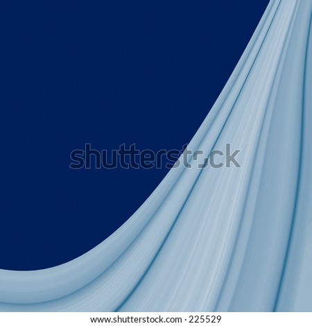 Blue curve pattern on blue