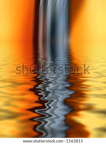 Abstract pattern with ripple effect.
