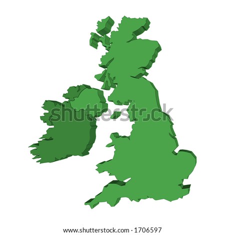 Map Of The Uk And Ireland. of UK and Ireland map in