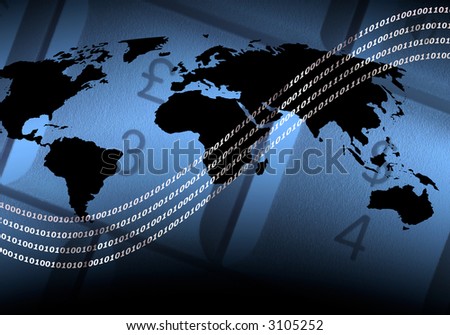 world map with countries outline. hair blank world map outline