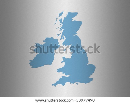 stock photo : Outline map of