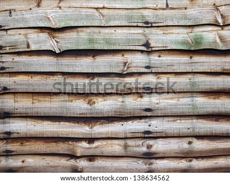 Wood fencing panel (non repeating) useful for wallpaper or backgrounds.