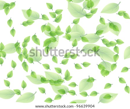 Interesting random leaf pattern in shades of green. Could be useful for environment subjects as a faded backdrop.