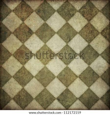 Distressed Checkerboard