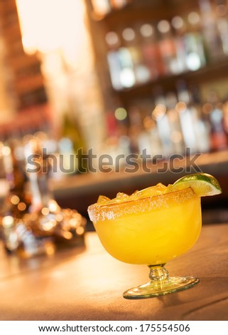 Bar with Margarita, Alcohol, Mixed Drink Cocktail Happy Hour
