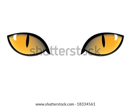 cat eyes pictures. stock vector : yellow cat eyes