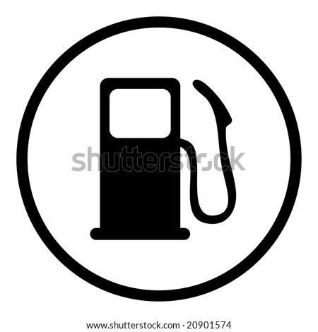 free gas pump icon. stock vector : gas pump icon