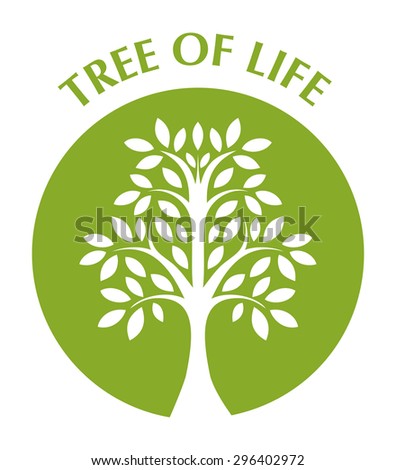 tree of life in green circle