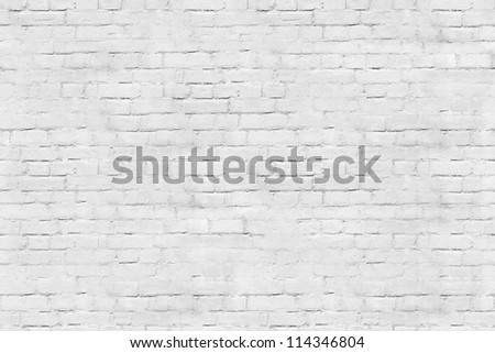 Tiled white brick wall