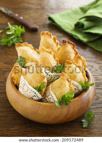 empanadas - Argentine fried meat pies.