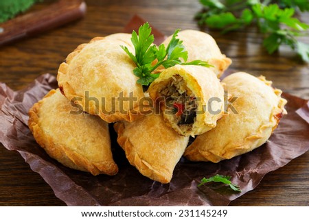 empanadas - Argentine fried meat pies.
