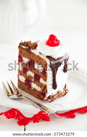 Austrian Black Forest cake.
