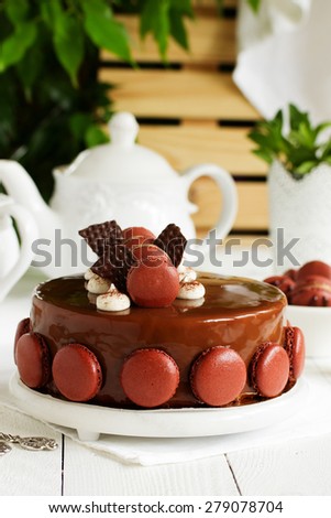 A delightful mousse cake \