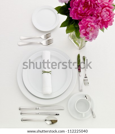 Sophisticated Dinner Table Set