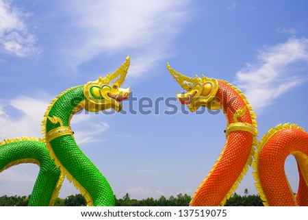 Serpent or dragon animals in Buddhism is important.