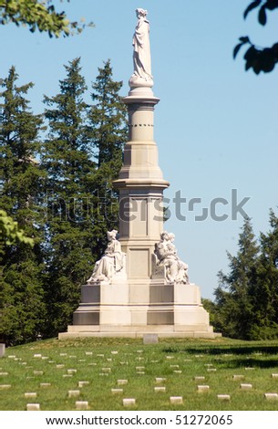 Soldiers National Monument in Gettysburg National Cemetery