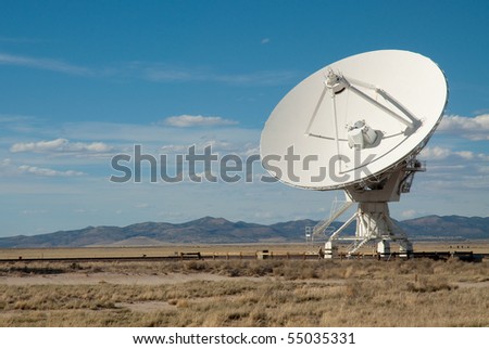 Very Large Array satellite dish antenna