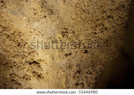 cave wall formations