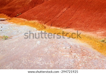Red Dirt at John Day Fossil Beds National Monument