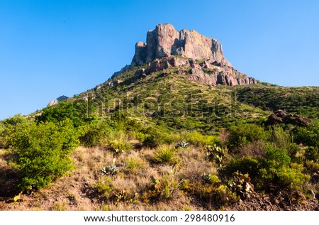 Tall Butte at Big Bend National Park
