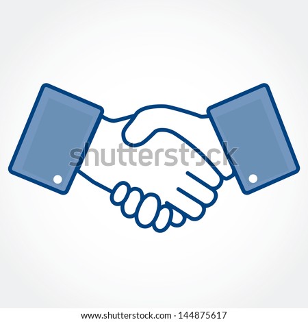 Shaking Hands Stock Vector Illustration 144875617 : Shutterstock