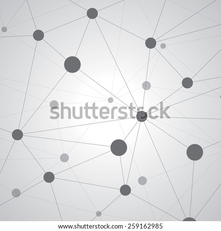 Abstract background, geometry, lines and points