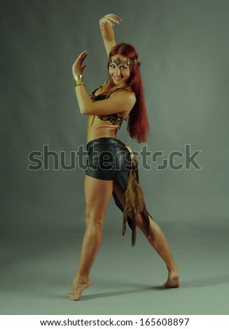 Sexy wild woman  amazon  .young warrior woman