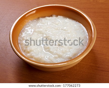 Risgrynsgr - Rice Porridge.swedish cuisine