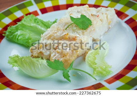 Lutfisk - Lutefisk,in Northern and Central Norway,] in Southern Norway in Sweden and in Finland  a traditional dish of some Nordic countries.made from aged stockfish