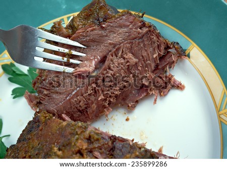 Pariserbef - Danish cuisine ground beef steak
