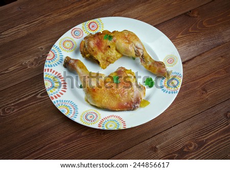 Ayam Goreng Kuning  -  chicken classic Indonesian dishes