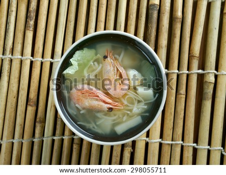 Cantonese seafood soup - seafood soup within Cantonese cuisine.  found in Hong Kong,