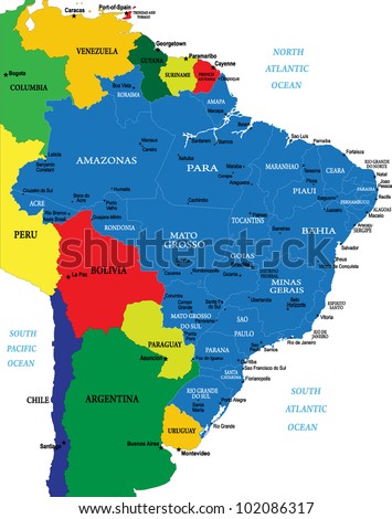 Brazilian Political Map