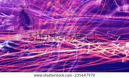 Fire lines ,abstract night fire trails celebration
