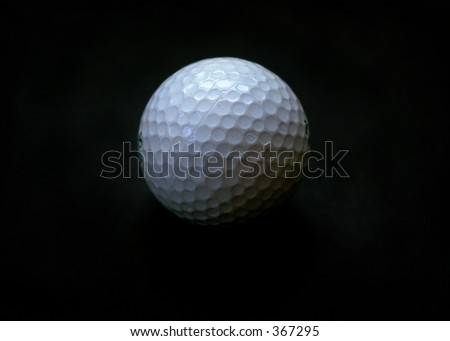 Golf ball in the dark
