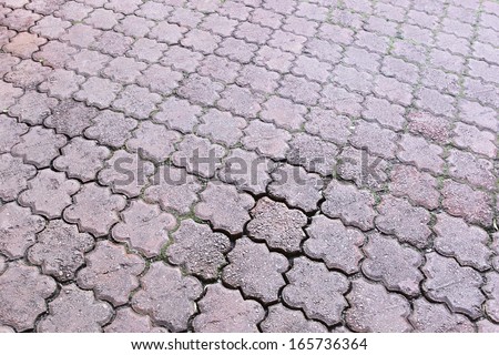 A section of a tiled pavement -- design element/background