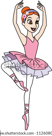 Ballet Girl Cartoon