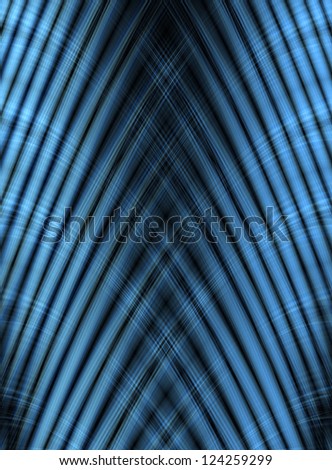 abstract Stripe blue line curve; web of stripe line