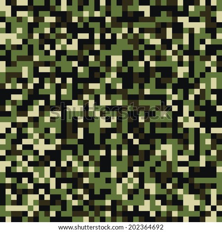 Pixel forest digital camo texture