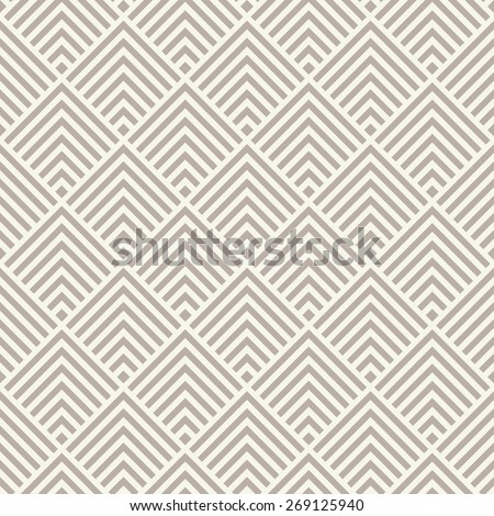 Seamless anthracite gray art deco square chevrons pattern