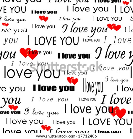 i love u hearts wallpapers. superscription quot;I love you