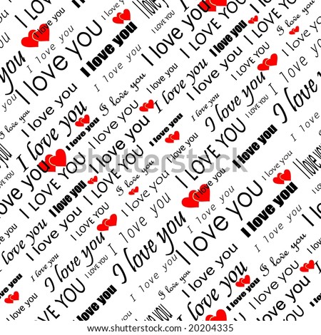 Wallpaper Of I Love You. superscription quot;I love you