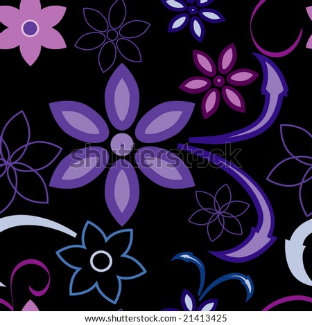 violet flower wallpaper