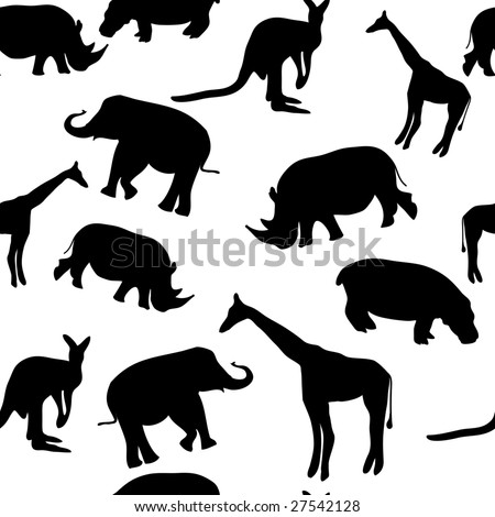 black and white pictures of animals. lack and white background