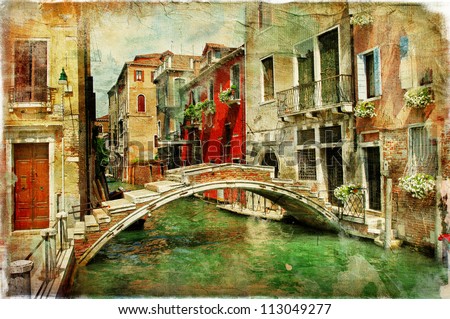 amazing Venice - artwork in painting style