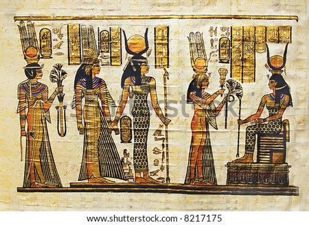 egyptian ceremonial  papyrus